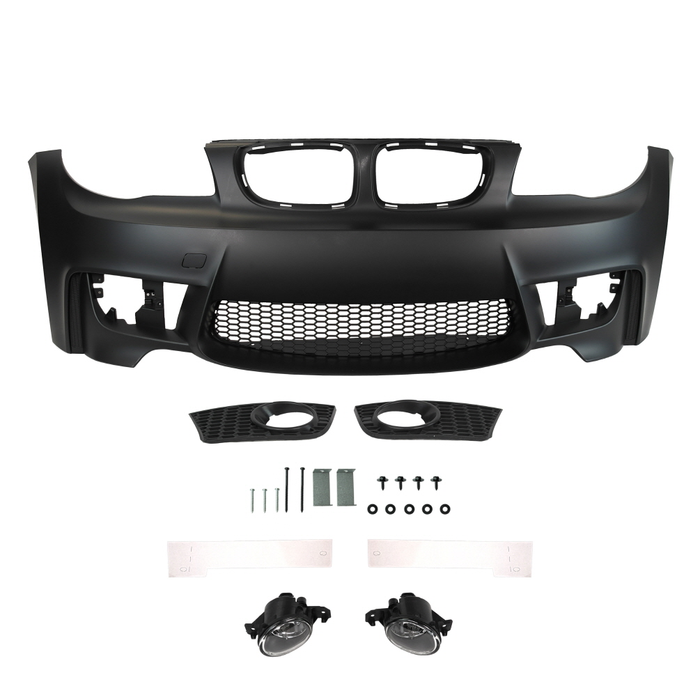 AIM9GT 1 BMW 1m front bumper style for 1Series E82 08-13 all Coupe and Convertible  